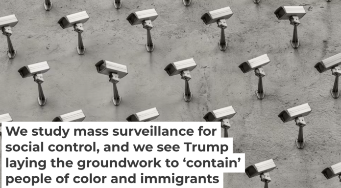 Black and Latino communities are disproportionately affected by mass surveillance, studies show. Vicente Méndez/Getty Images